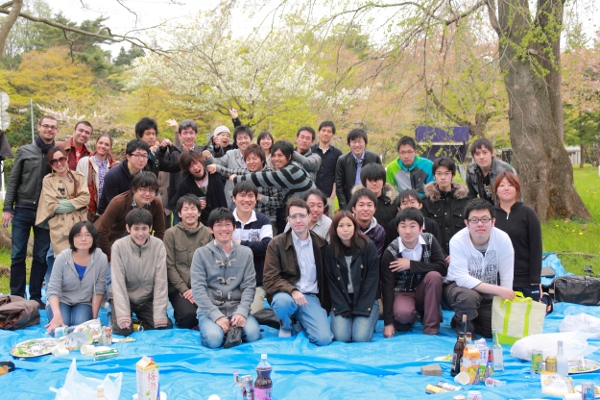 First group photo in the Hanami