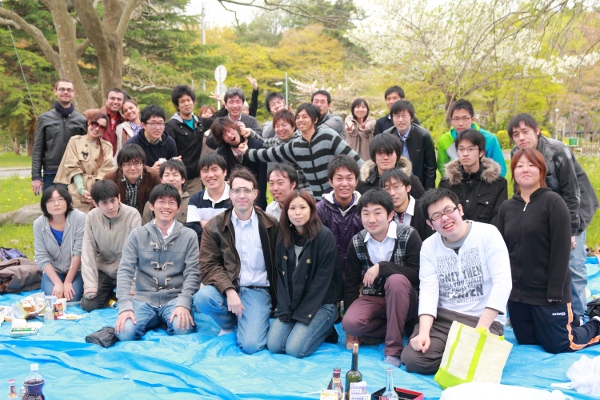 Second group photo in the Hanami