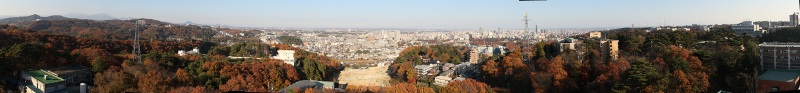 Eastern view from Astronomical Institute in Autumn