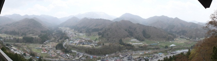 View from Risshakuji Temple