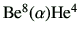 $ {\rm Be^8(\alpha)He^4}$