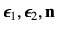 $ \bm{\epsilon}_1,\bm{\epsilon}_2,\vn$
